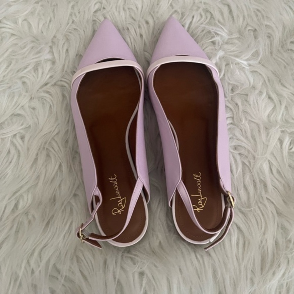 Malone souliers Roy luwolt Marion flat ballerina slingback leather shoes - Picture 7 of 8